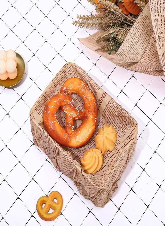 Whaline 90 Sheet Vintage Newspaper Tissue Paper Set Old Newsprint Gift Wrapping Paper 6 Designs Retro Kraft Magazine Art Craft Tissue for Wedding Birthday Party Decor, 13.7 x 19.6 Inch - Image 5